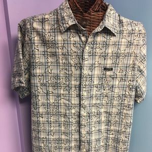 Chaps Ralph Lauren Plaid w Tropics Mens Shirt